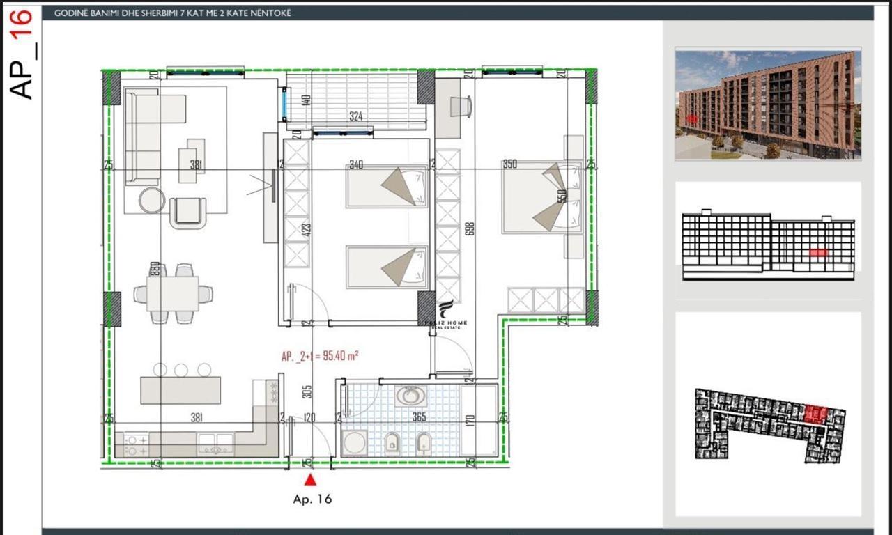 SHITET APARTAMENT 2+1 PASKUQAN 111.000 EURO