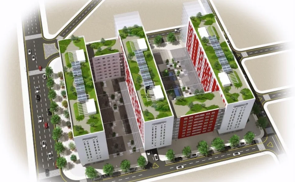 Tirana, for Sale 1+1 Apartment, 7th Floor, 62 m², €159,500 (Near Parku)