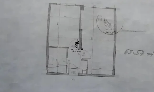 Tirana, appartamento in vendita 1+1 Piano 5, 65 m² 98.300 € (FUSHA AVIATION)