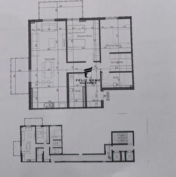 Tirane, shitet apartament 2+1+Ballkon Kati 2, 147 m² 166.500 € (SAUK)