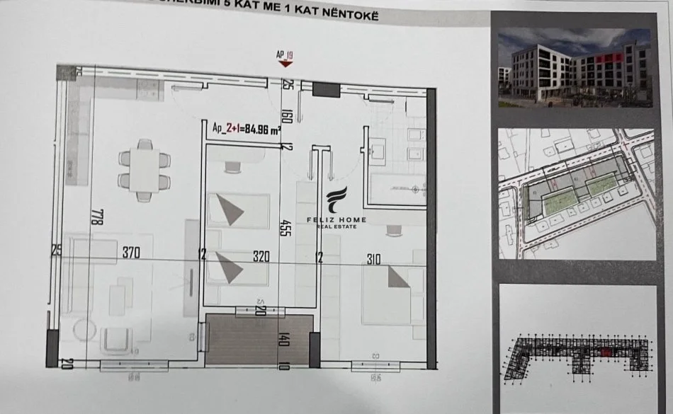 Tirane, shitet apartament 2+1+Ballkon Kati 4, 100 m² 75.000 € (KAMEZ)