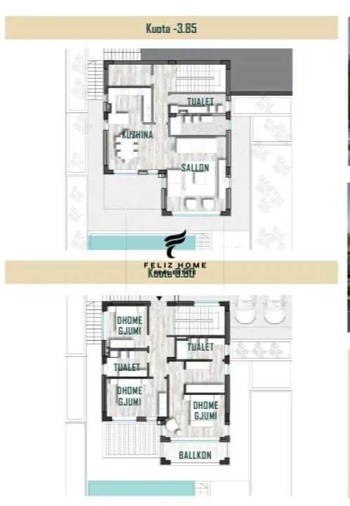 Vloë, vendesi Villa 3+1+Balcone Piano 1, 219 m² 1.450.000 € (VLORE)