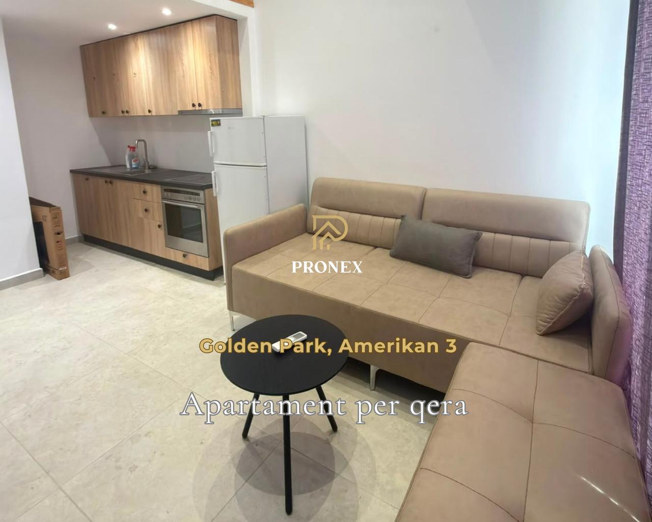 Apartament 1+1 me qira tek Golden Park, Perballe Amerikan 3