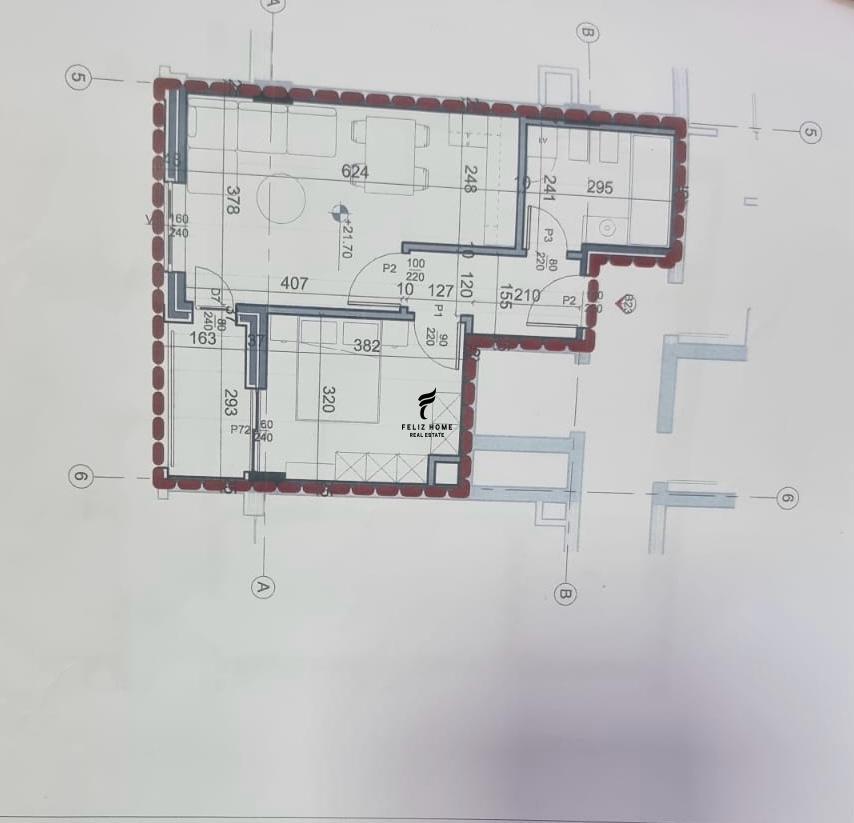 SHITET APARTAMENT 1+1 ISH FUSHA AVIACIONIT 15.310.000 LEKE F