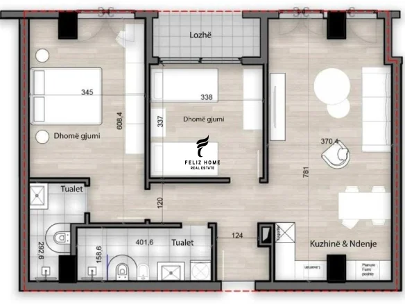 Tirane, shitet apartament 2+1 Kati 1, 112 m² 169.000 € (PORCELANI)