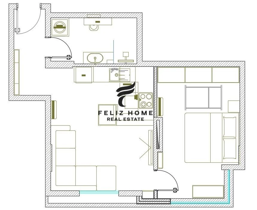 Tirane, shitet apartament 1+1 Kati 4, 60 m² 176.000 € (RRUGA KAVAJES)
