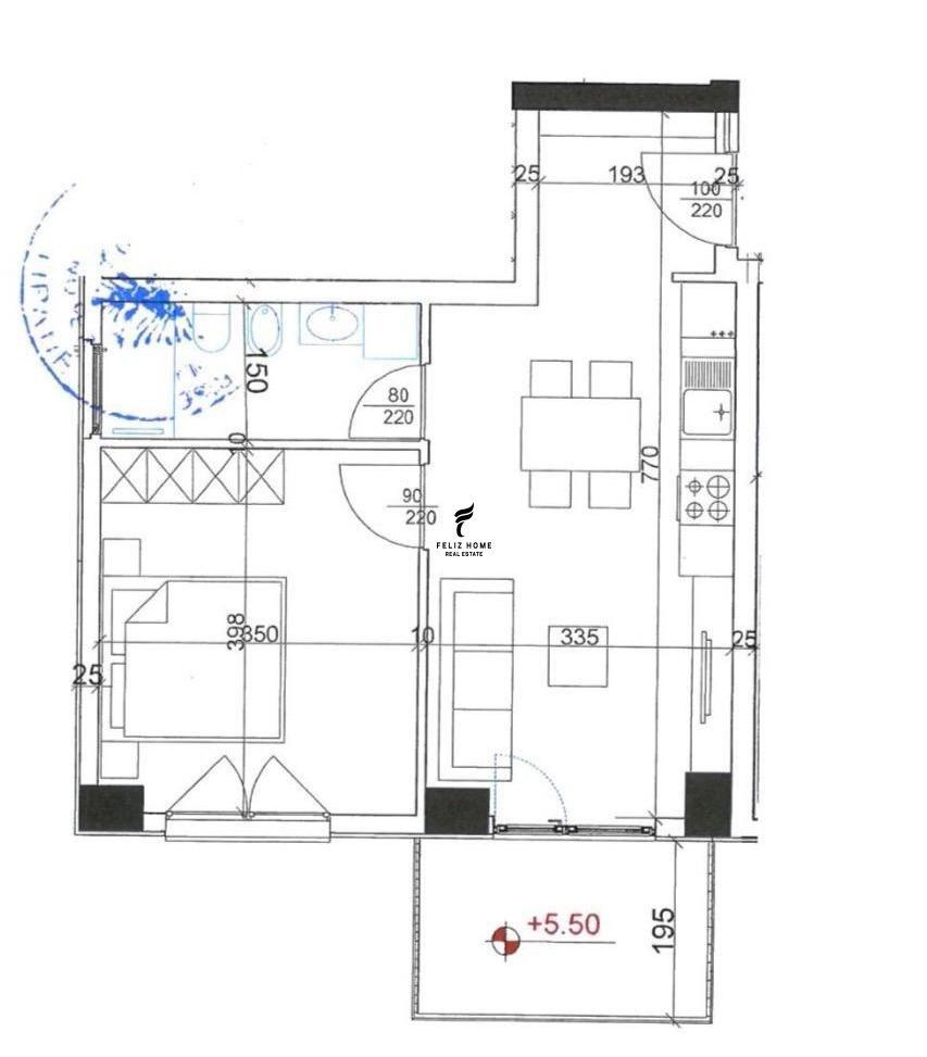 Office for Rent 70m2 Downtown 40,000 LEK FH-79574