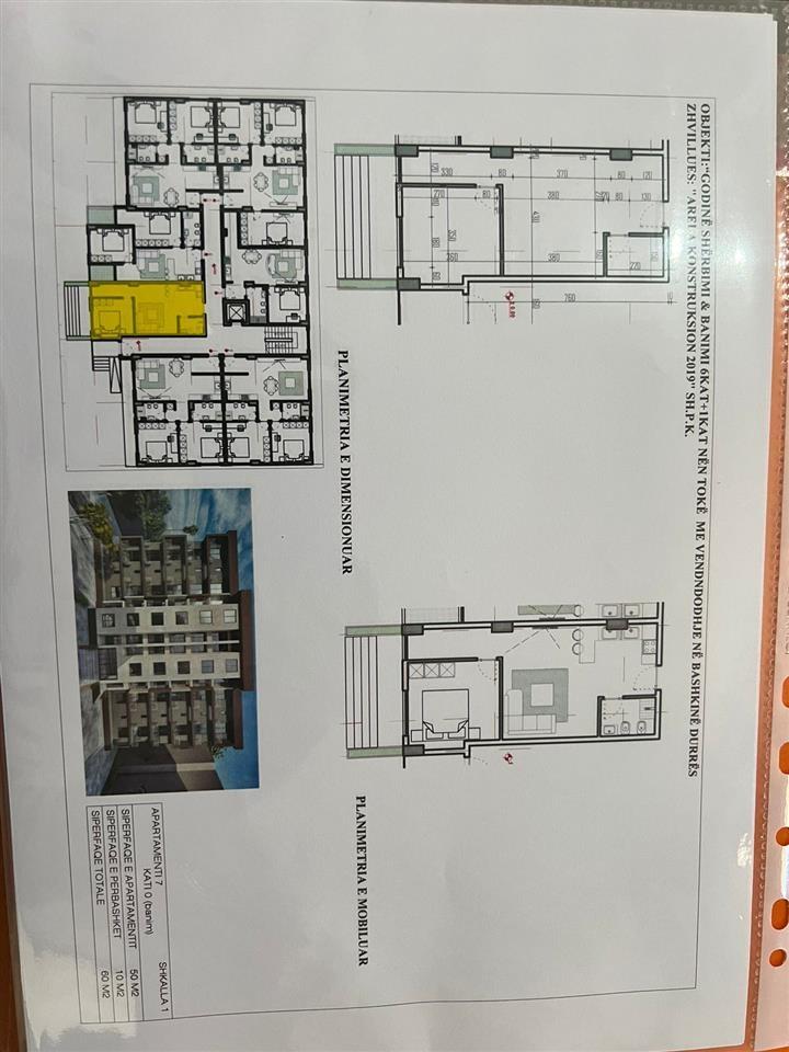 0682064333 APARTMENT FOR SALE 1+1 NEAR ZJARRFKSES IN DURRES!