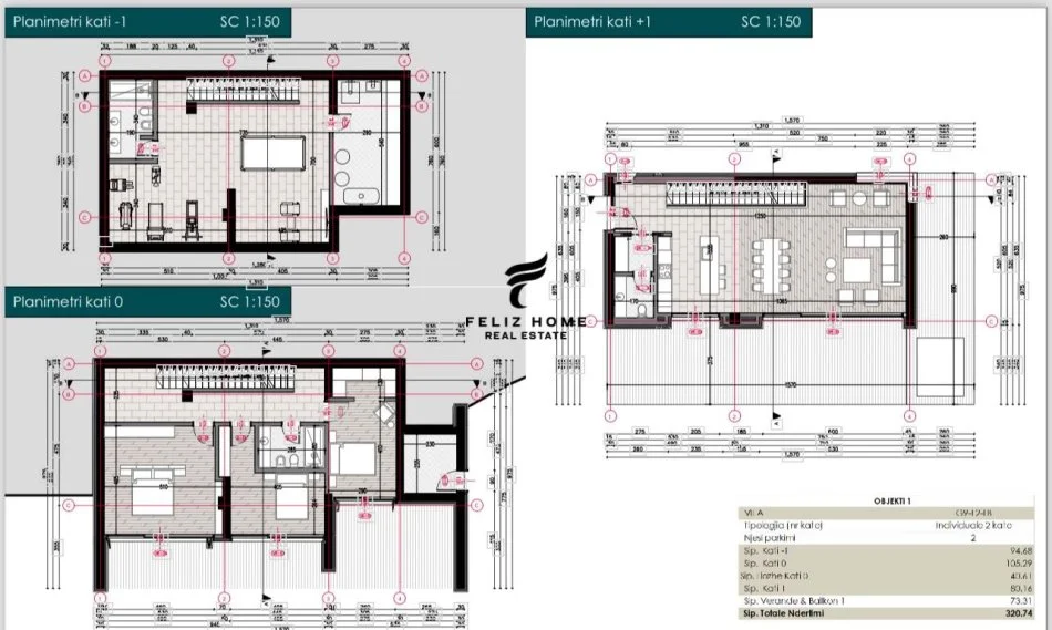 Vile in vendita a Vlore, 3+1 piani, 320 m², 1.350.000 € (GREEN COAST 2)