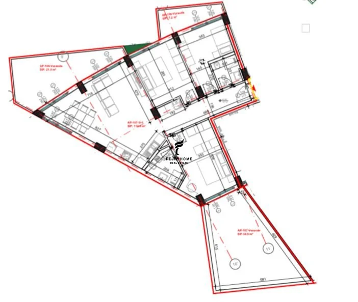 Tirane, vendesi appartamento 3+1 al piano 1, 133 m², 227.800 € (KODRA E DIELLIT 2)