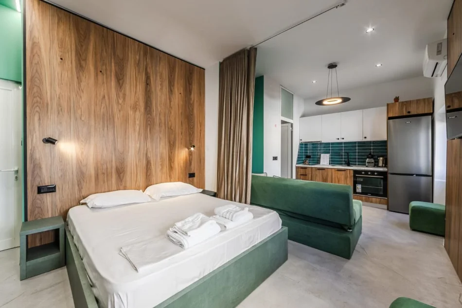 Tirana, affitto appartamento 2+1 Piano 5, 40 m² (Shallvaret)