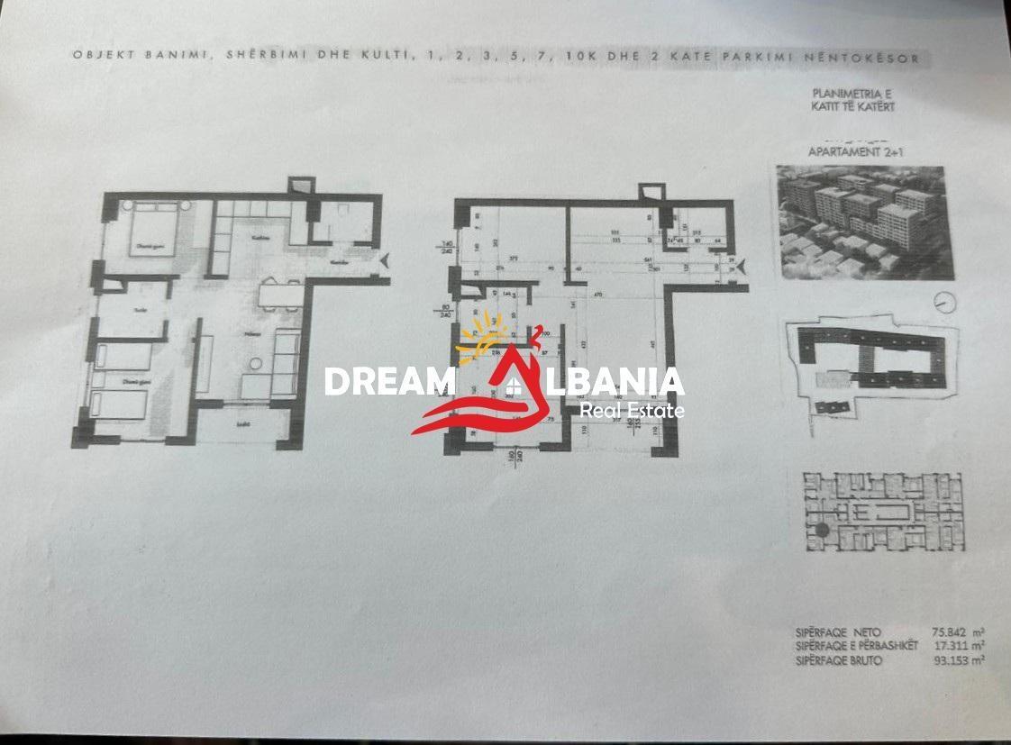 2+1 Apartments for Sale in Porcelan (ID 41212020)