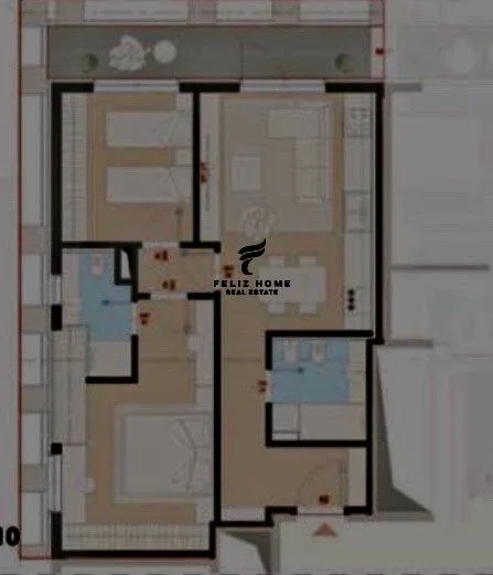 Tirane, vendesi appartamento 2+1 Piano 15, 121 m² 295.000 € (COMPLESSO MANHATTAN)