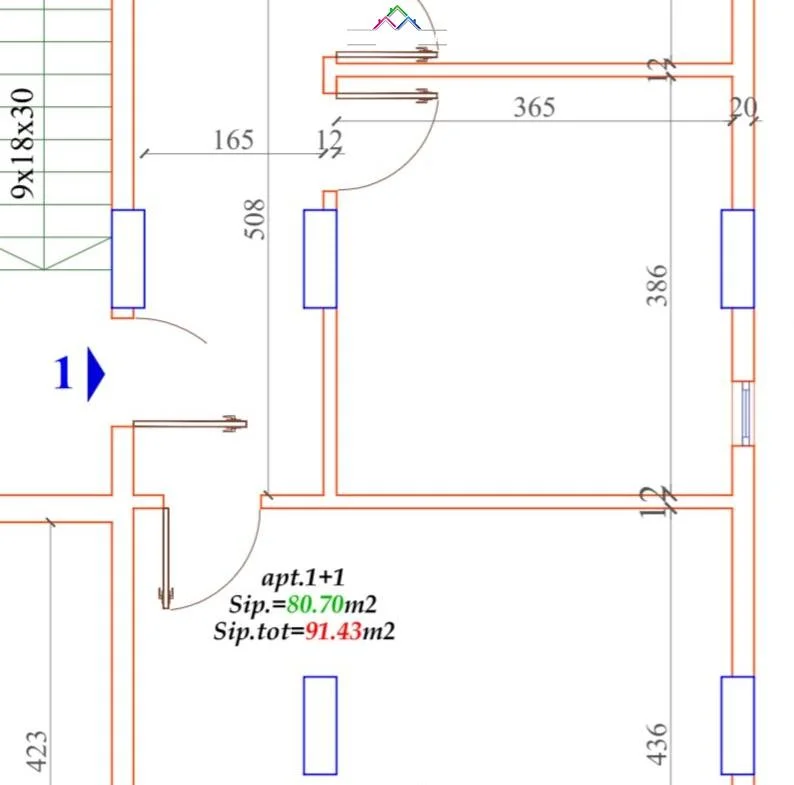Vlore, appartamento 1+1 Piano 1, 91 m² 256.000 € (Rruga Dhimiter Konomi)