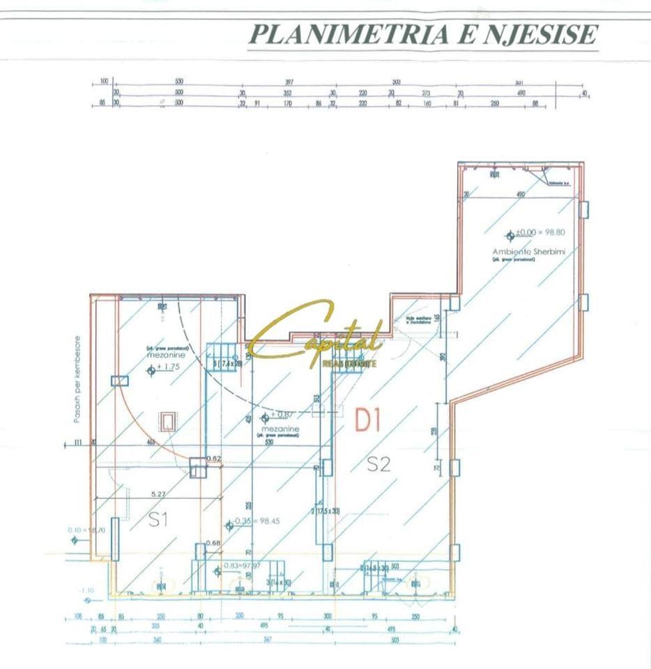 COMMERCIAL SPACE FOR RENT 185 m2 MATERNITY OF RI 1,300 EURO