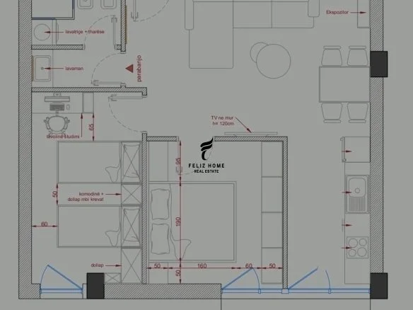 Tirane, vendesi appartamento 2+1 Piano 5, 80 m² 140.000 € (ALI DEMI)