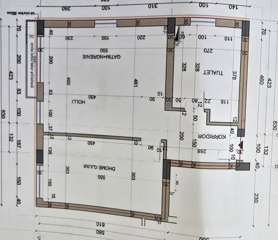 Tirane, appartamento 1+1 con balcone, Piano 1, 75 m², 86.000 €