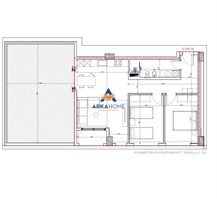FOR SALE 2+1 APARTMENT + BALCONY "KOMPLEX SPLENDOR" 23,779,000 LEK