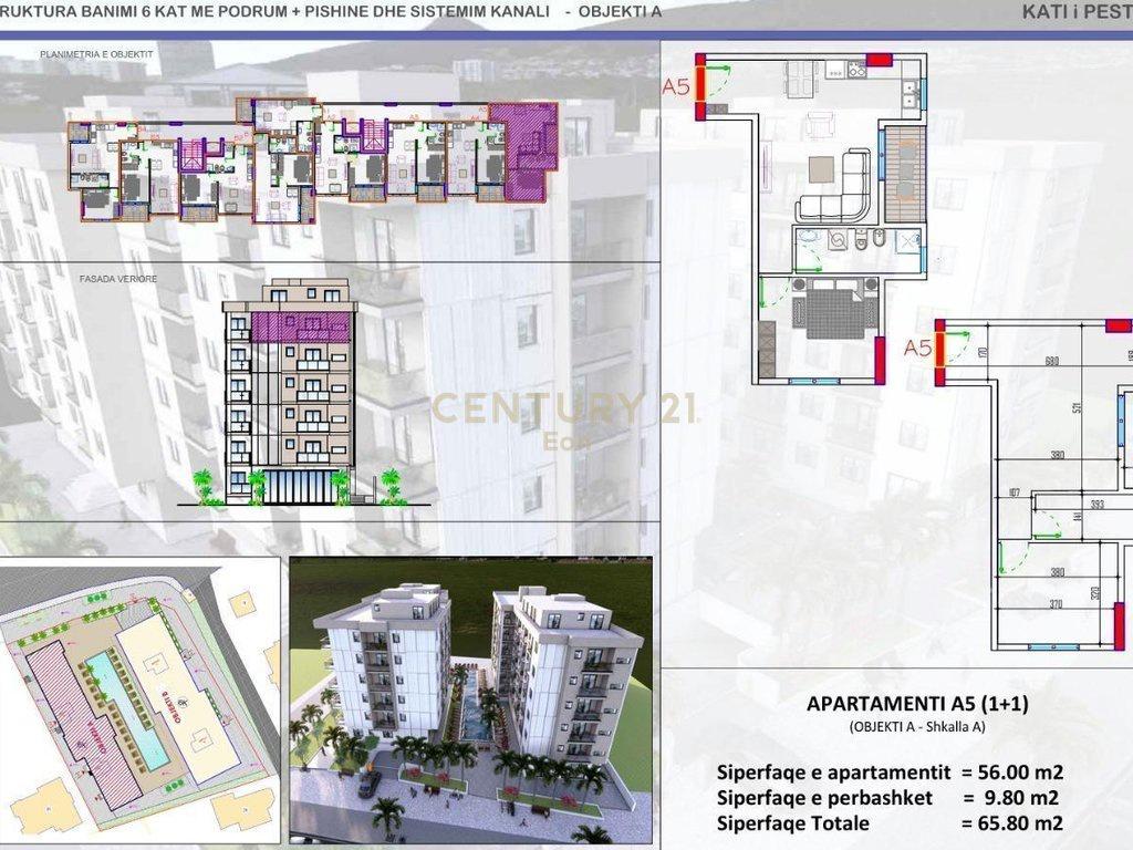 Appartamento 1+1 in vendita presso Paja Residence a Malin e Robit