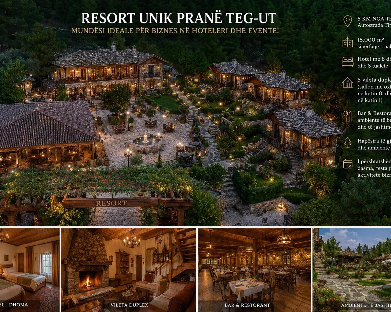 Shitet resort unik pranë TEG-ut – Investim premium në zemër