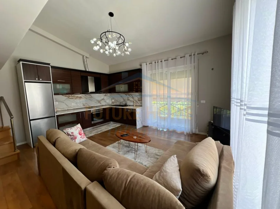 Tirane, for rent duplex apartment 2+1, 4th Floor, 68 m², 500 € (For Sale)