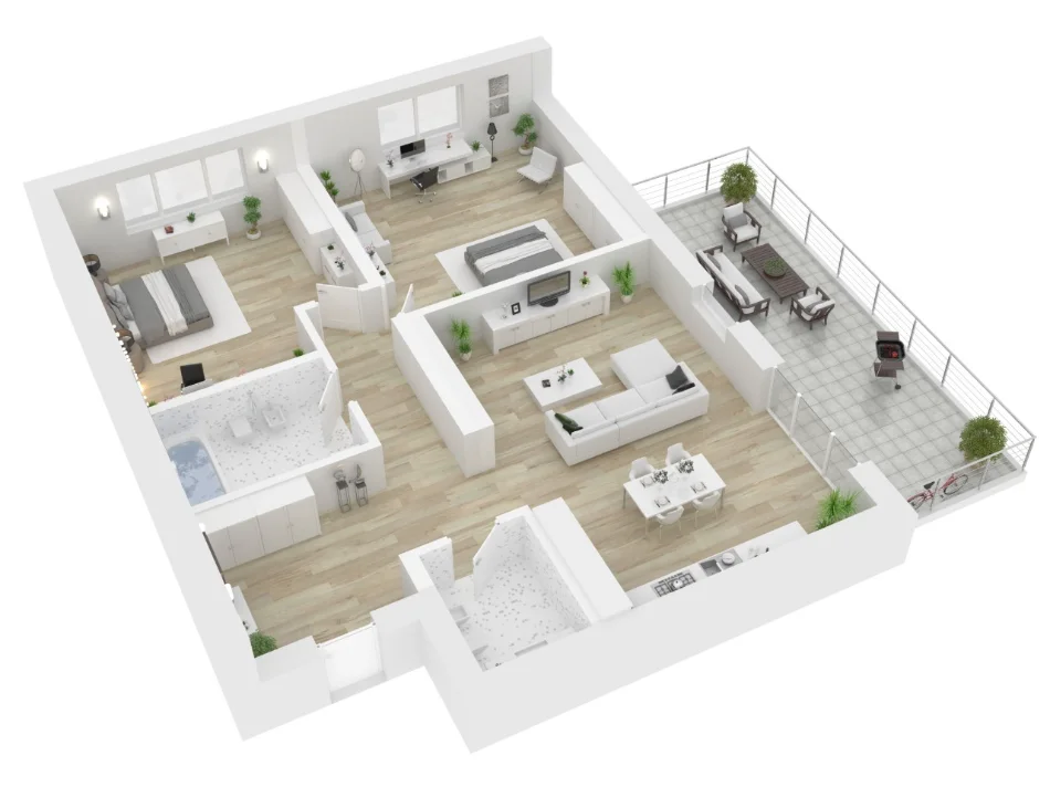 Tirane, jepet me qera apartament 2+1 Kati 1, 64 m² 475 € (Rruga e dibres)