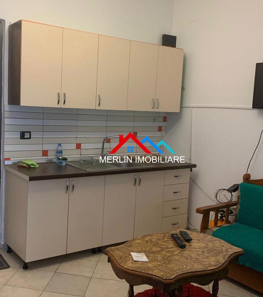 APARTMENT FOR RENT 1+1 WITH BALCONY NEAR RRETH-RROTULLIMI I SHKOZES