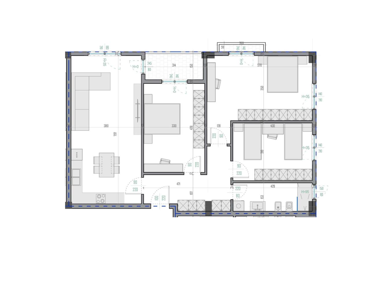 SHITEN APARTAMENTE NË KAMEZ