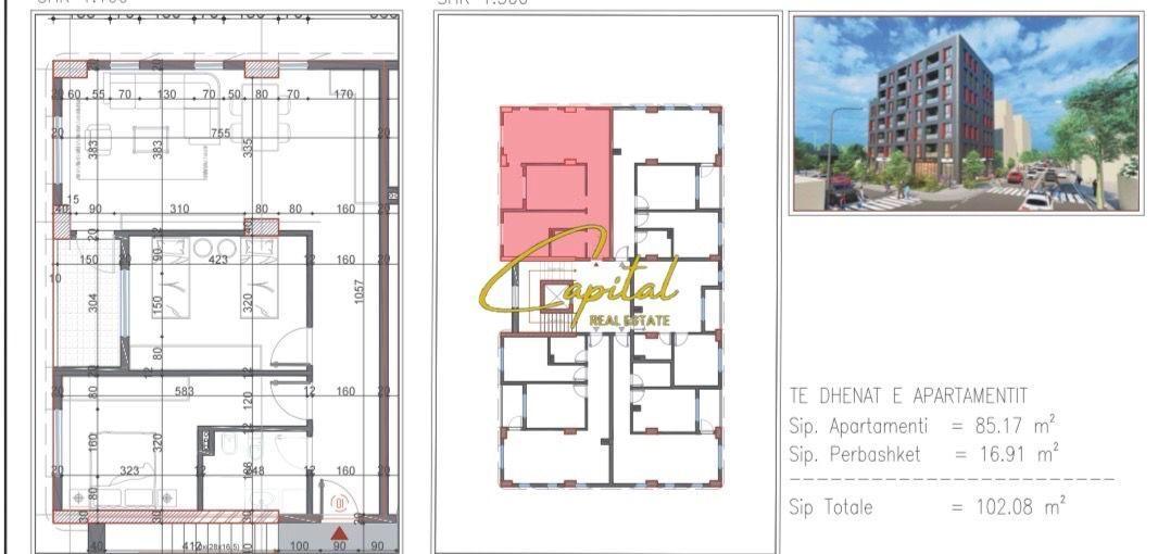 SHITET APARTAMENT 2+1 PASKUQAN 153.000 EURO