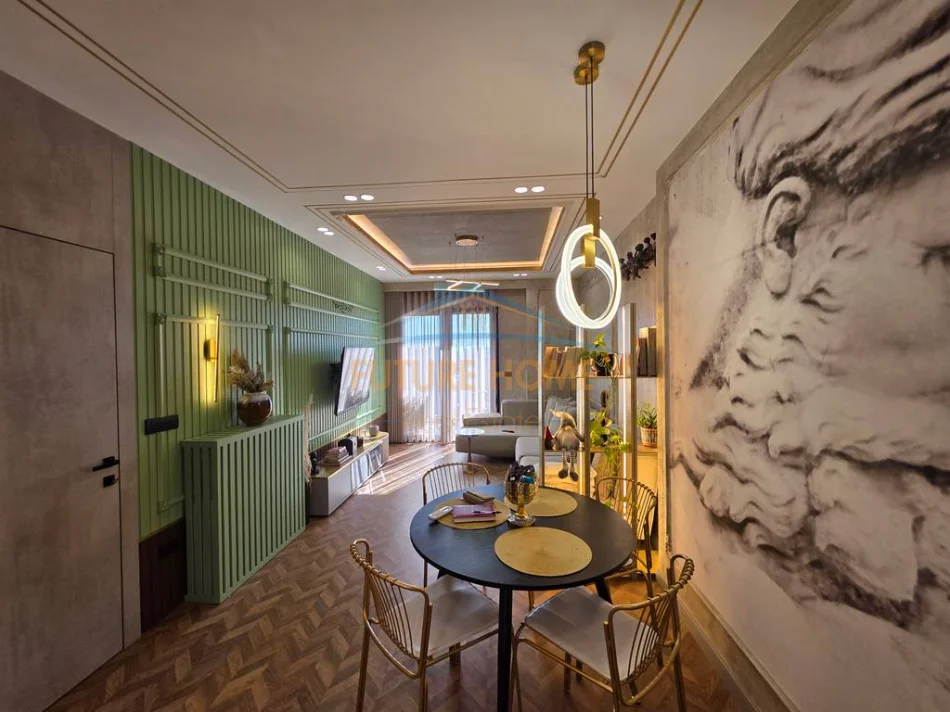 Tirane, jepet me qera apartament 1+1 Kati 21, 62 m² 1.100 € (Rruga e Kavajes)