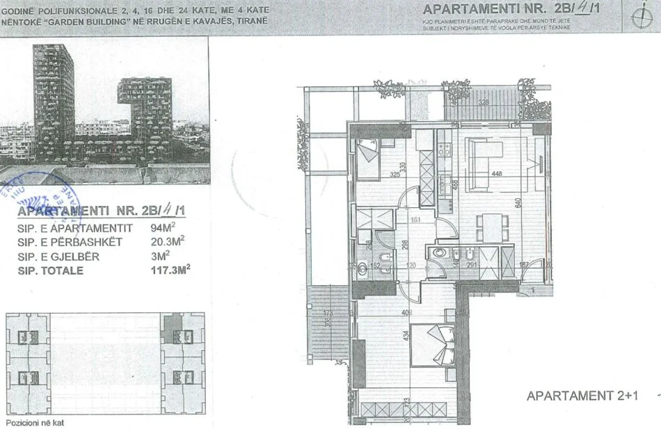 Tirano, ufficio in affitto al quinto piano, 120 m², 1.400 € (VIA KAVAJES)