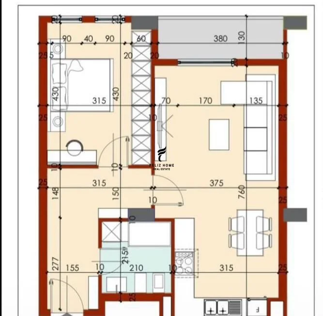 Tirana, apartment for sale 1+1, 4th Floor, 73 m², €150,000 (RRUGA E DIBRES)