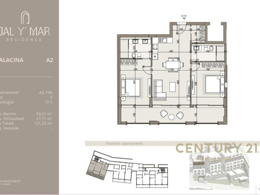 SHESIM APARTAMENT 2+1 KOMPLEKSIN "JAL Y MAR "RESIDENCE.