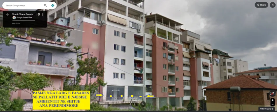 Tirane, Occasione! Vendita e Spazio Commerciale, Opportunità di Investimento in 2-appartamenti, piano 0, edificio di 8 piani, superficie 117m², prezzo 1250€/m², zona Fresku-direzione teleferico