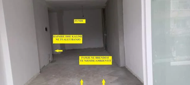 Durrës,Shitet Ambjent Biznesi, ideale klinik med, estetik,zyre etj,Kat2,P.Ri 8-kat,sip.51m²,Cmim2'500€/m², rr.Sh Bashkimi, përball kompshit S.Noka