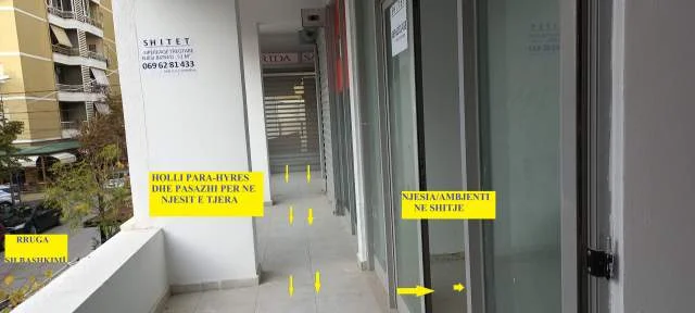 Durrës,Shitet Ambjent Biznesi, ideale klinik med, estetik,zyre etj,Kat2,P.Ri 8-kat,sip.51m²,Cmim2'500€/m², rr.Sh Bashkimi, përball kompshit S.Noka