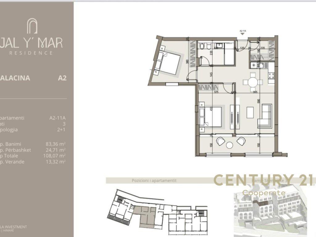 SHESIM APARTAMENT 2+1 KOMPLEKSIN "JAL Y MAR "RESIDENCE.