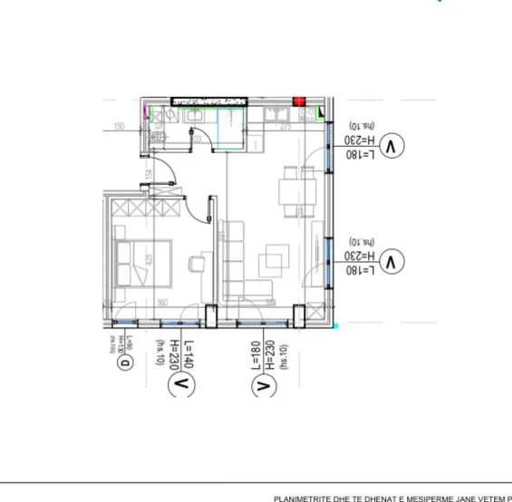 Tirane, shitet apartament 1+1 Kati 6, 71 m² 125.000 € (KODRA E DIELLIT)
