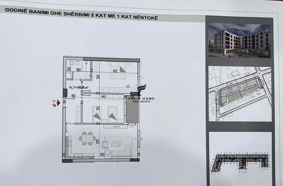 Tirane, shitet apartament 2+1+Ballkon Kati 3, 101 m² 78.000 € (KAMEZ)